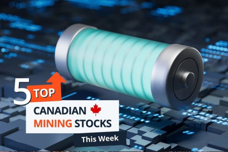 Top 5 Canadian Mining Stocks This Week: StrategX Jumps 64 Percent on Fundraising